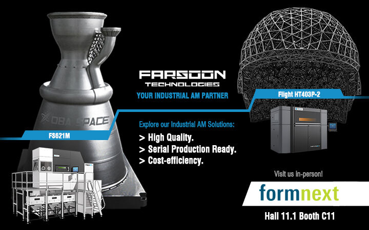 Farsoon präsentiert Produktionsplattformen für die Serienfertigung