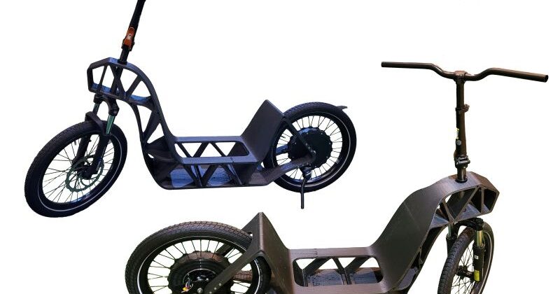 Fraunhofer IWU SEAM Kunststoff DynaLight CargoScooter