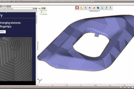 Mit HP und CoreTechnologie Oberflächentexturen im 3D-Druck einfach erstellen