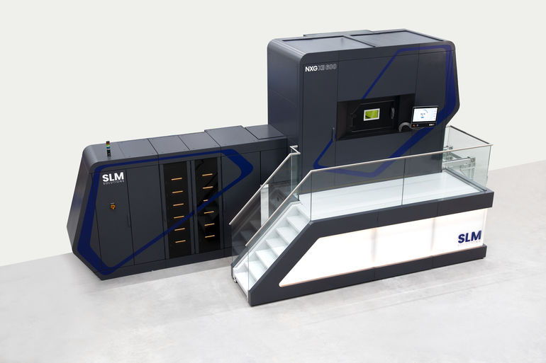 SLM Solutions zeigt neue SLM-Maschine mit 12 Lasern