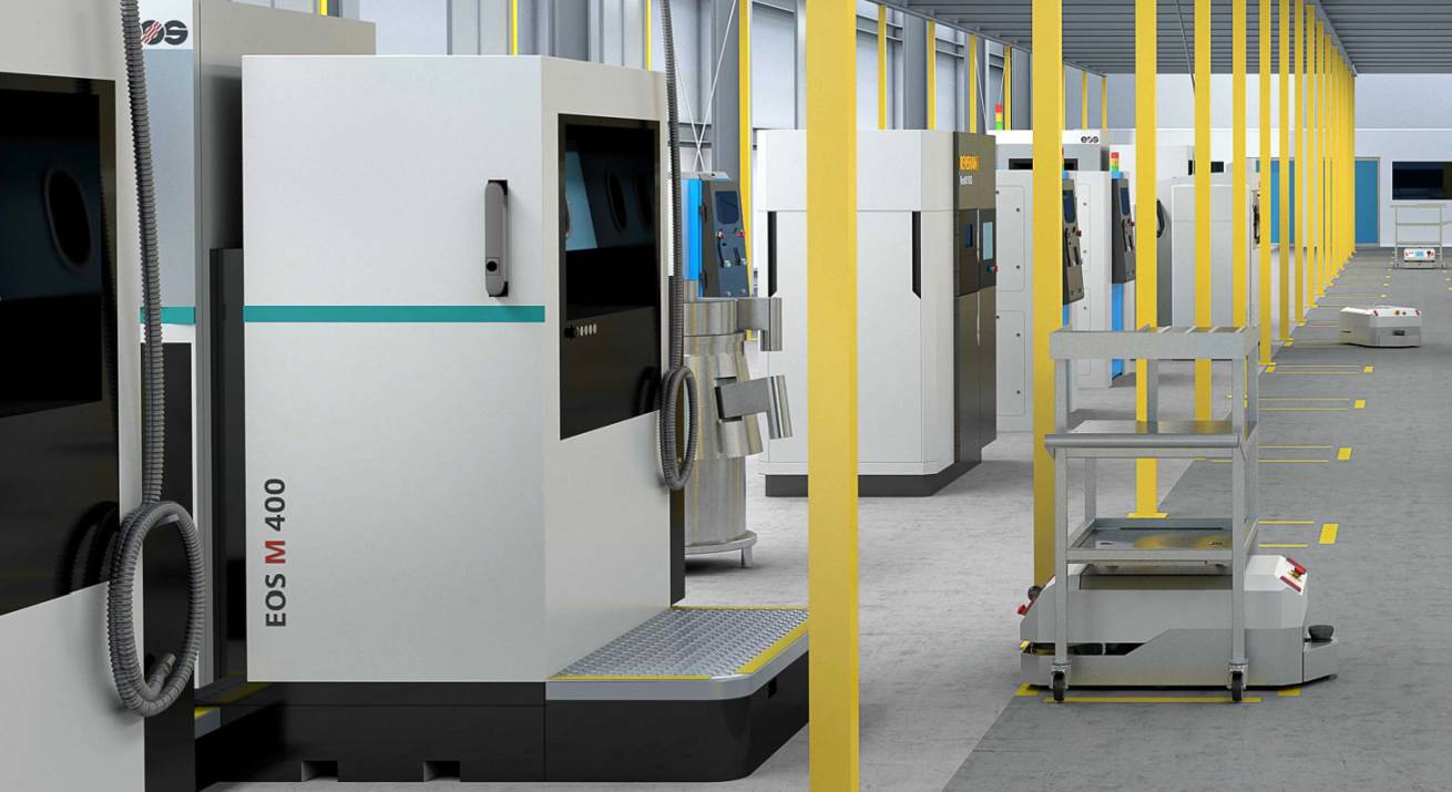 Siemens EOS neue Fabrikhalle 3D-Druck